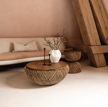 Wave Side Table Kulit