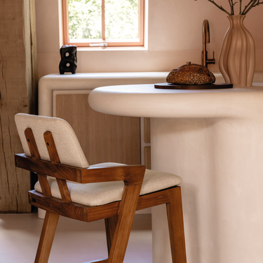 Noa Kitchen Chair Custard