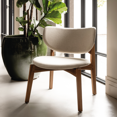 Mila Lounge Chair Custard