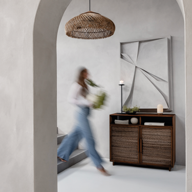 Banjo Lamp Kulit