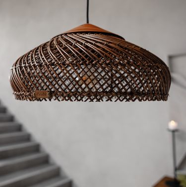Banjo Lamp Brown