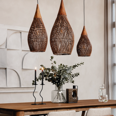 Horn Lamp Brown