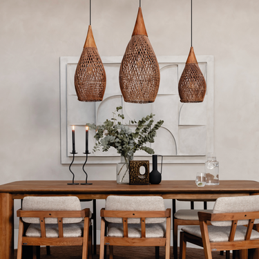 Horn Lamp Brown