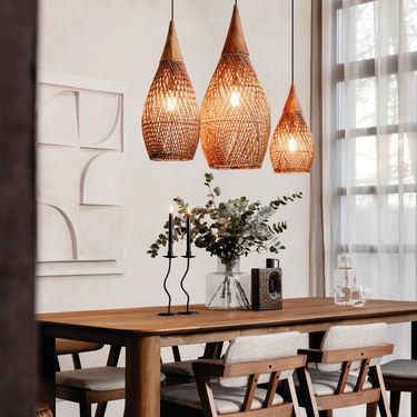 Horn Lamp Brown