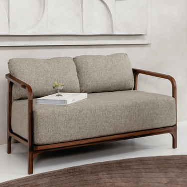 Classy Sofa Lounge 2 Seats Pale Khaki