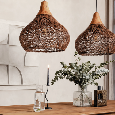Bell Lamp Brown