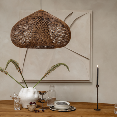 Drum Lamp Brown