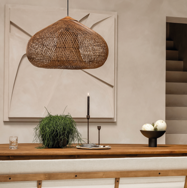 Drum Lamp Brown