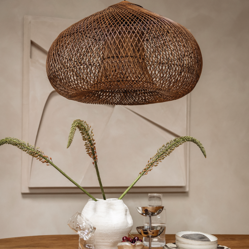 Drum Lamp Brown