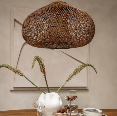 Drum Lamp Brown
