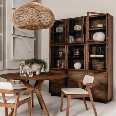 Hopper Display Cabinet 3 Doors