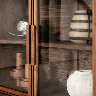 Hopper Display Cabinet 3 Doors