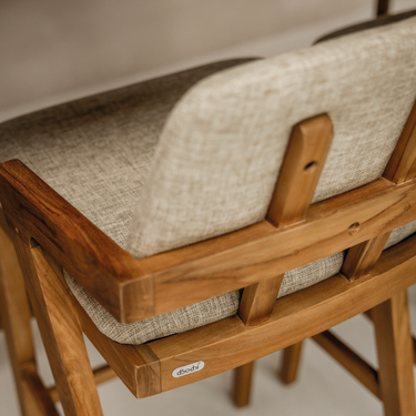Noa Bar Chair Pale Khaki