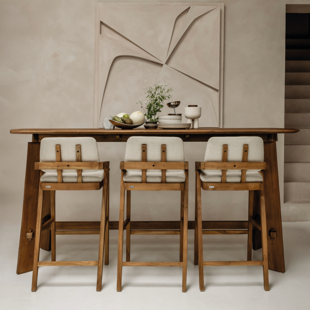 Noa Bar Chair Custard
