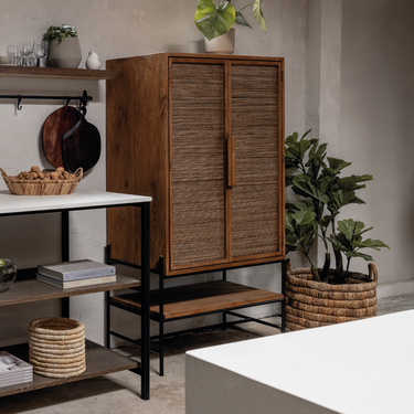 Coco Cabinet 2 Doors 1 Open Rack