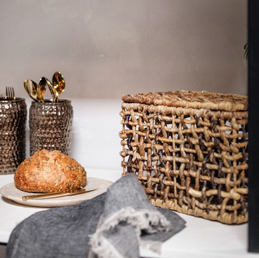 Rinjani Rectangular Basket Two-Tone - Set of 2