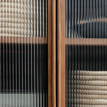 Motion Cabinet 2 Doors with Textured Glass