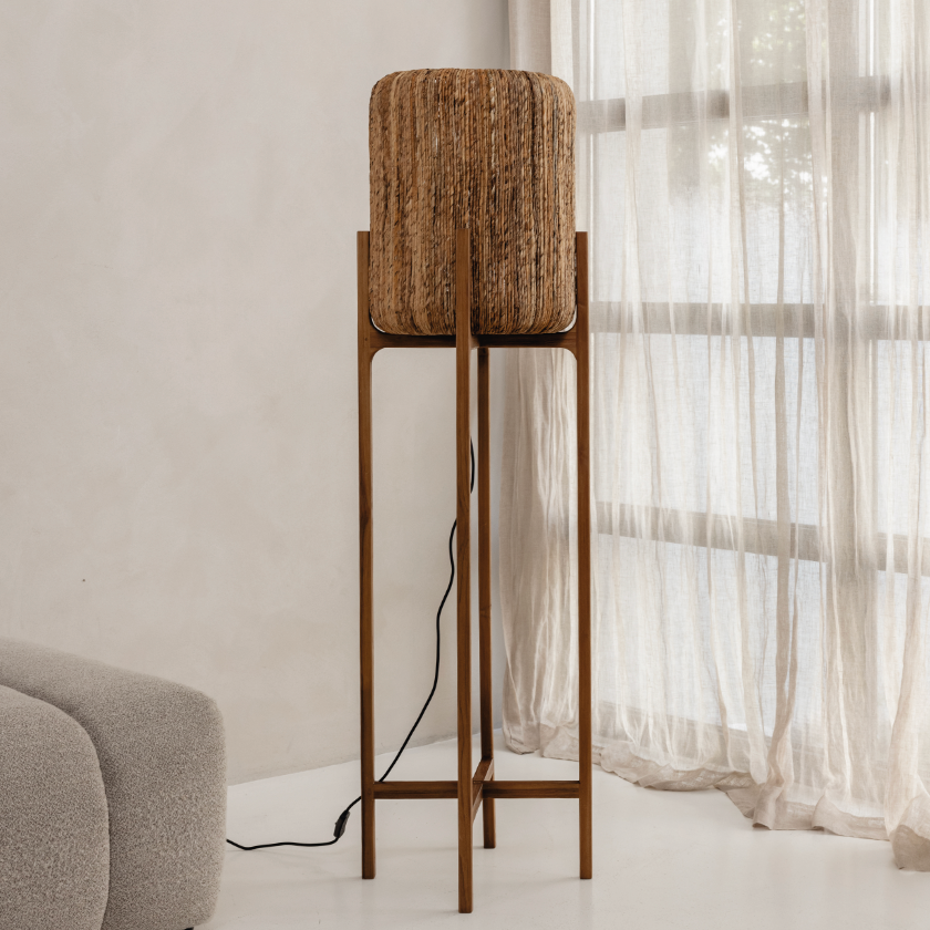 Aurora Standing Lamp - Abaca