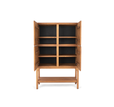 Tess Cabinet 4 Doors, 1 open Rack