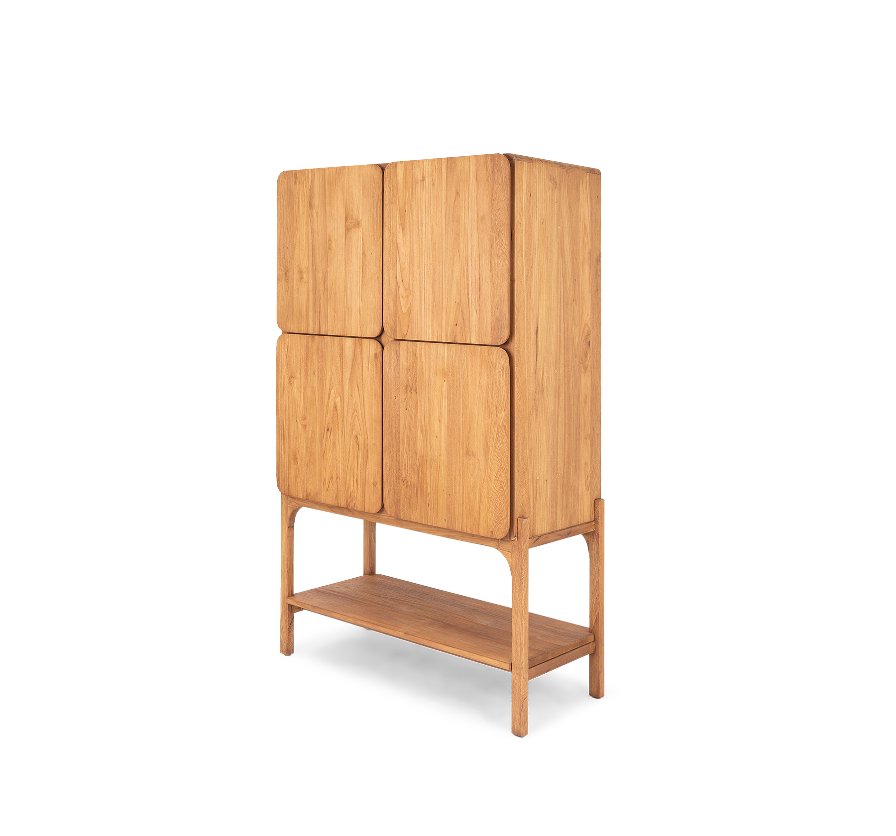 Tess Cabinet 4 Doors, 1 open Rack