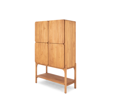 Tess Cabinet 4 Doors, 1 open Rack