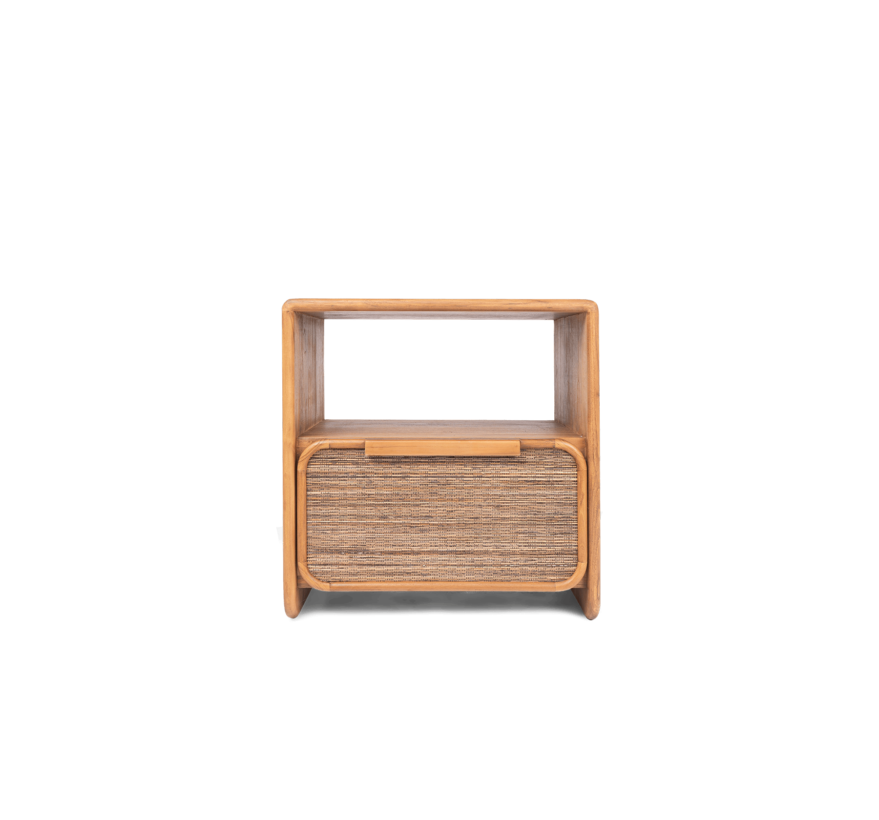 Tess Bed Side 1 Drawer, 1 Open Rack - Coco