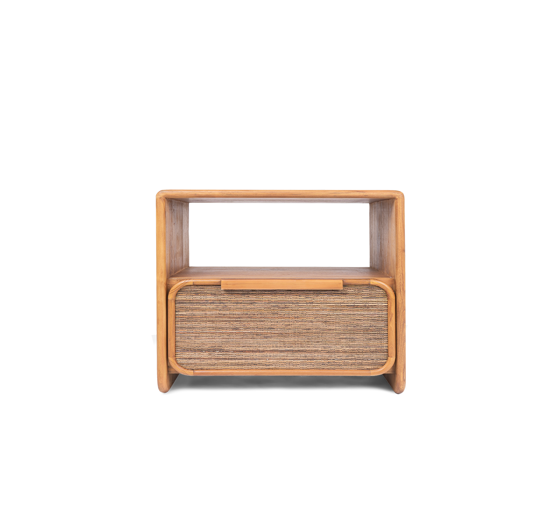 Tess Bed Side 1 Drawer, 1 Open Rack - Coco