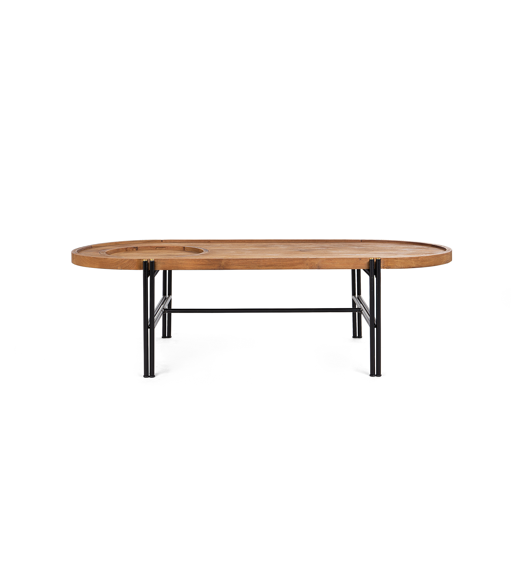 Coco Oval Coffee Table with Tray