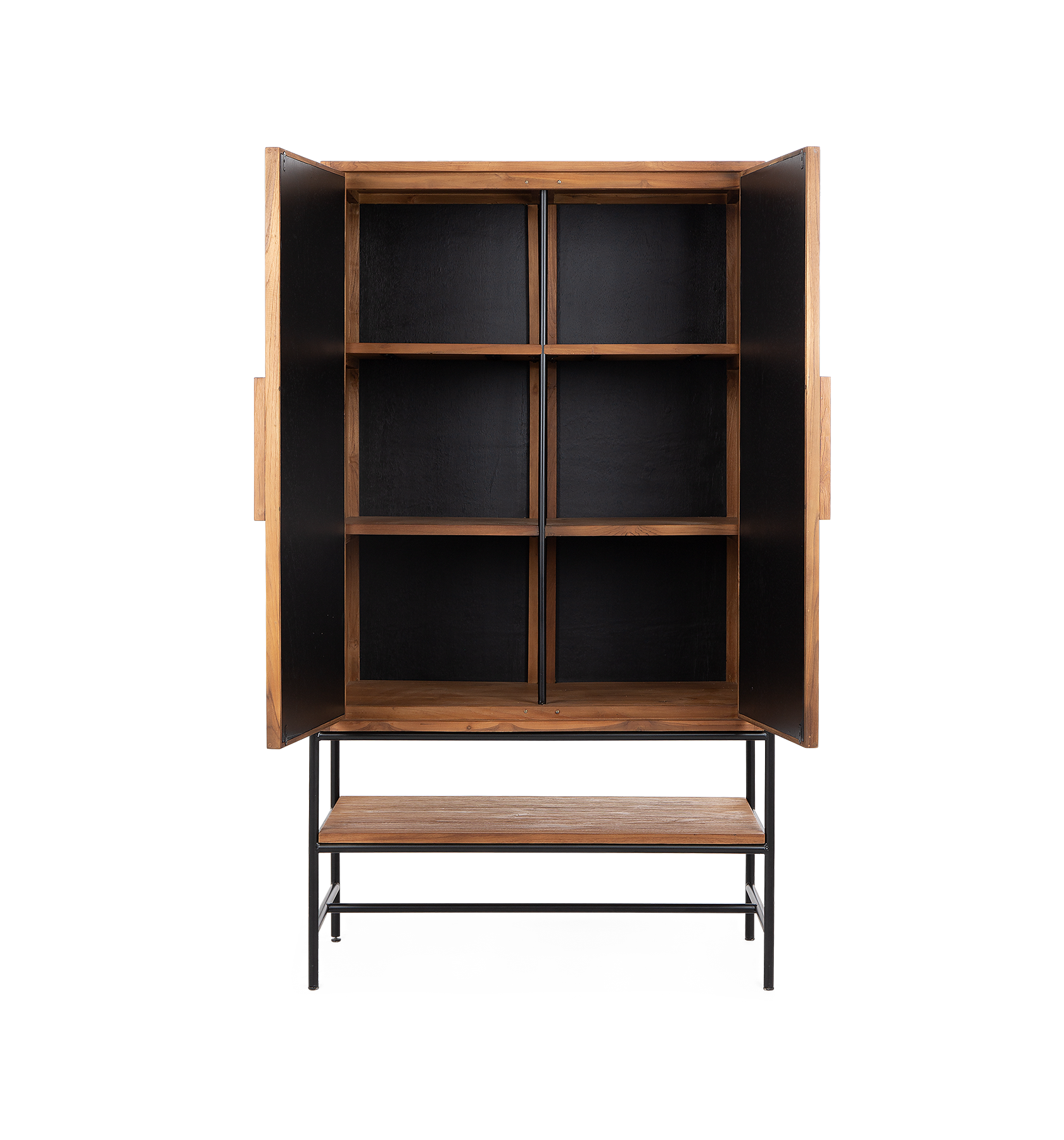 Coco Cabinet 2 Doors 1 Open Rack