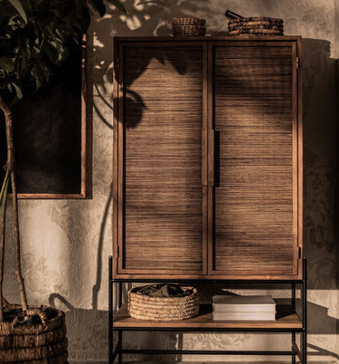 Coco Cabinet 2 Doors 1 Open Rack
