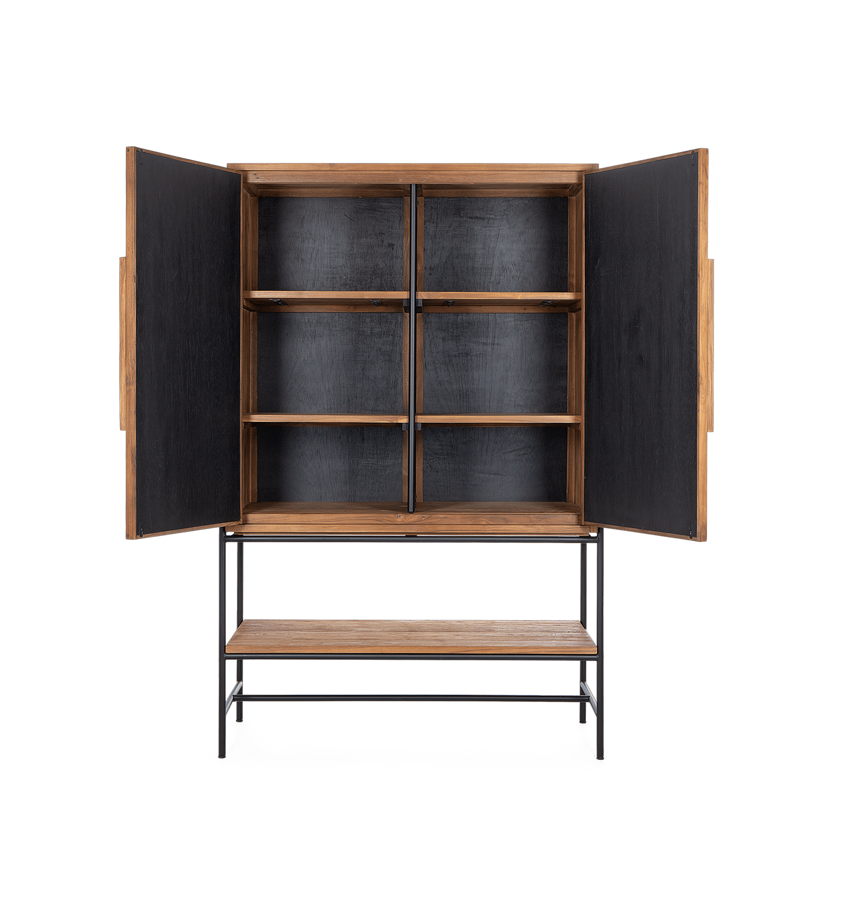 Coco Cabinet 2 Doors 1 Open Rack