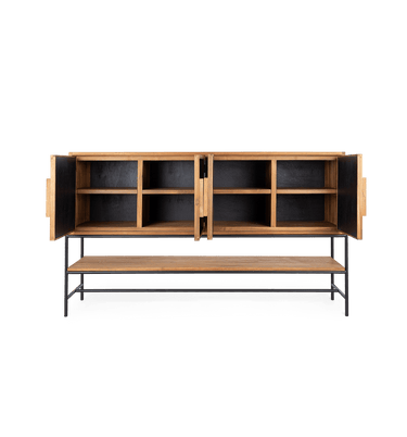 Coco Dresser 4 Doors 1 Open Rack