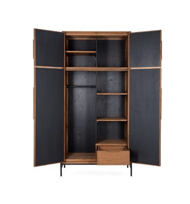 Coco Wardrobe 4 Doors 1 Drawer