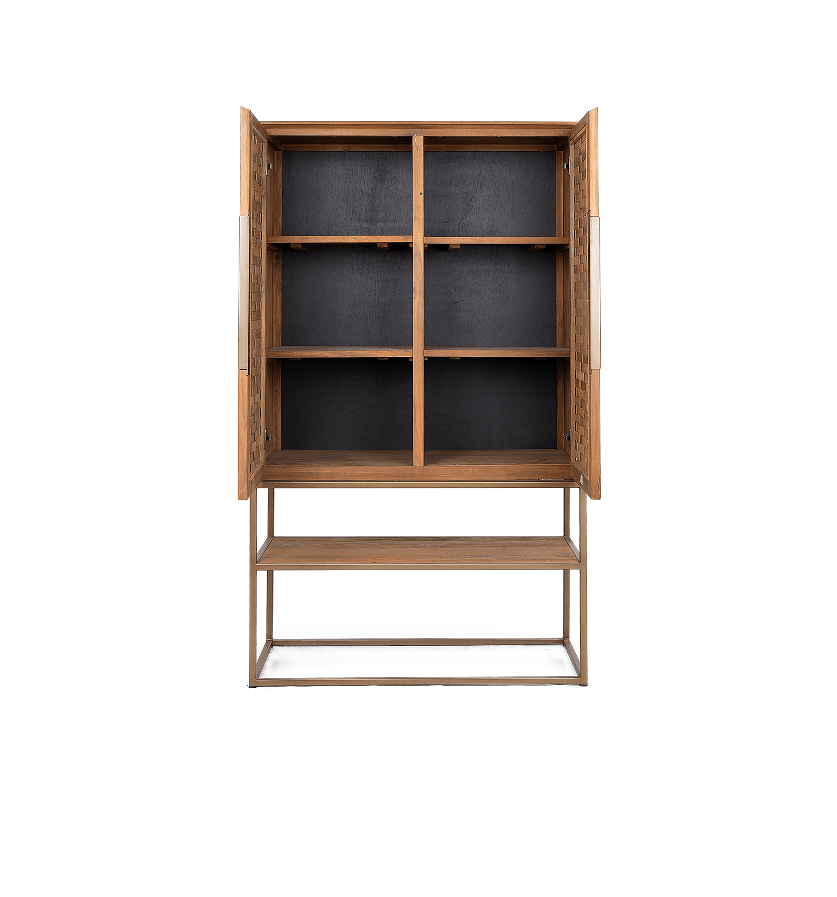 Karma Pure Cabinet 2 Doors 1 Open Rack