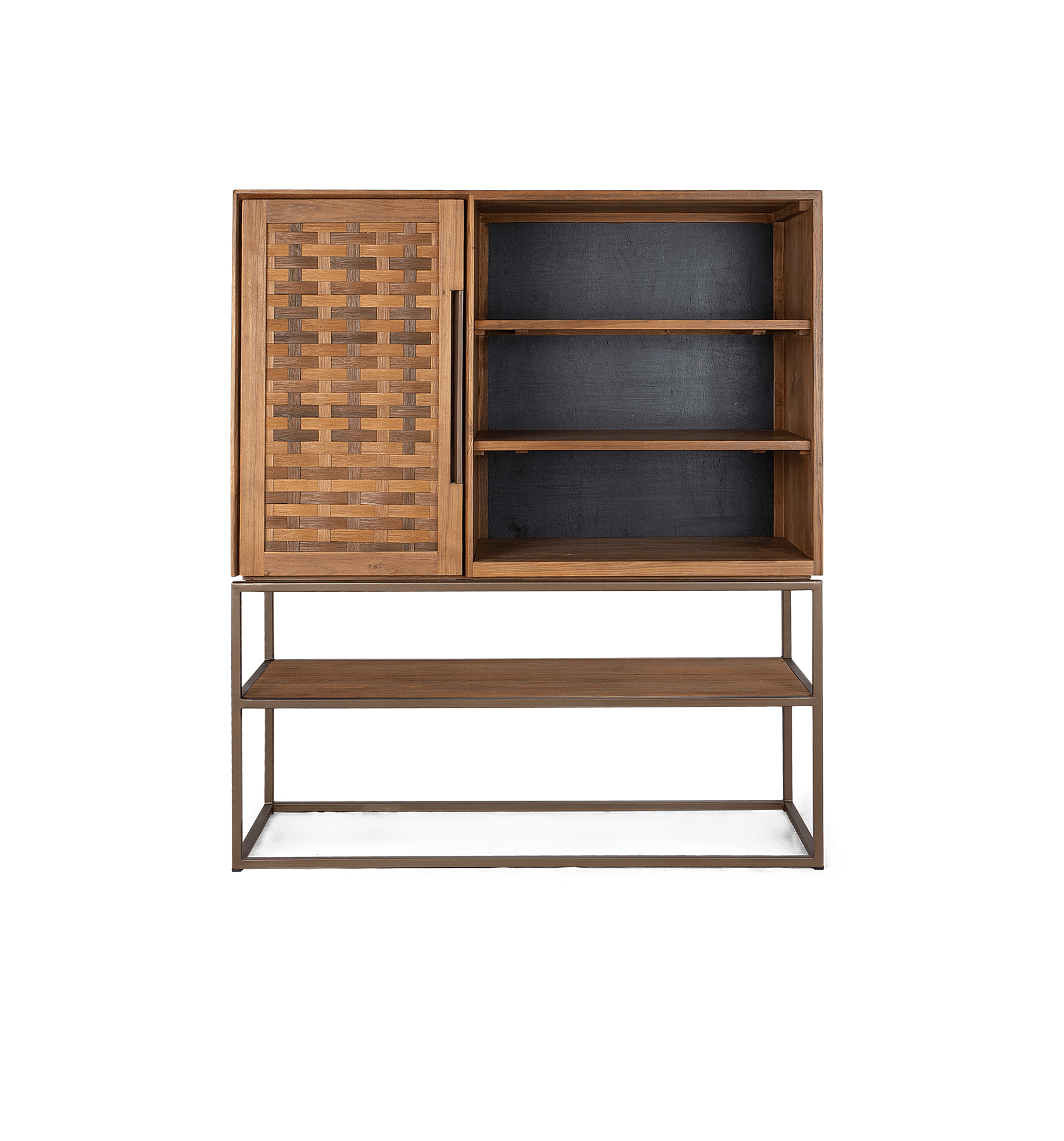 Karma Pure Cabinet 1 Door 3 Shelves 1 Open Rack