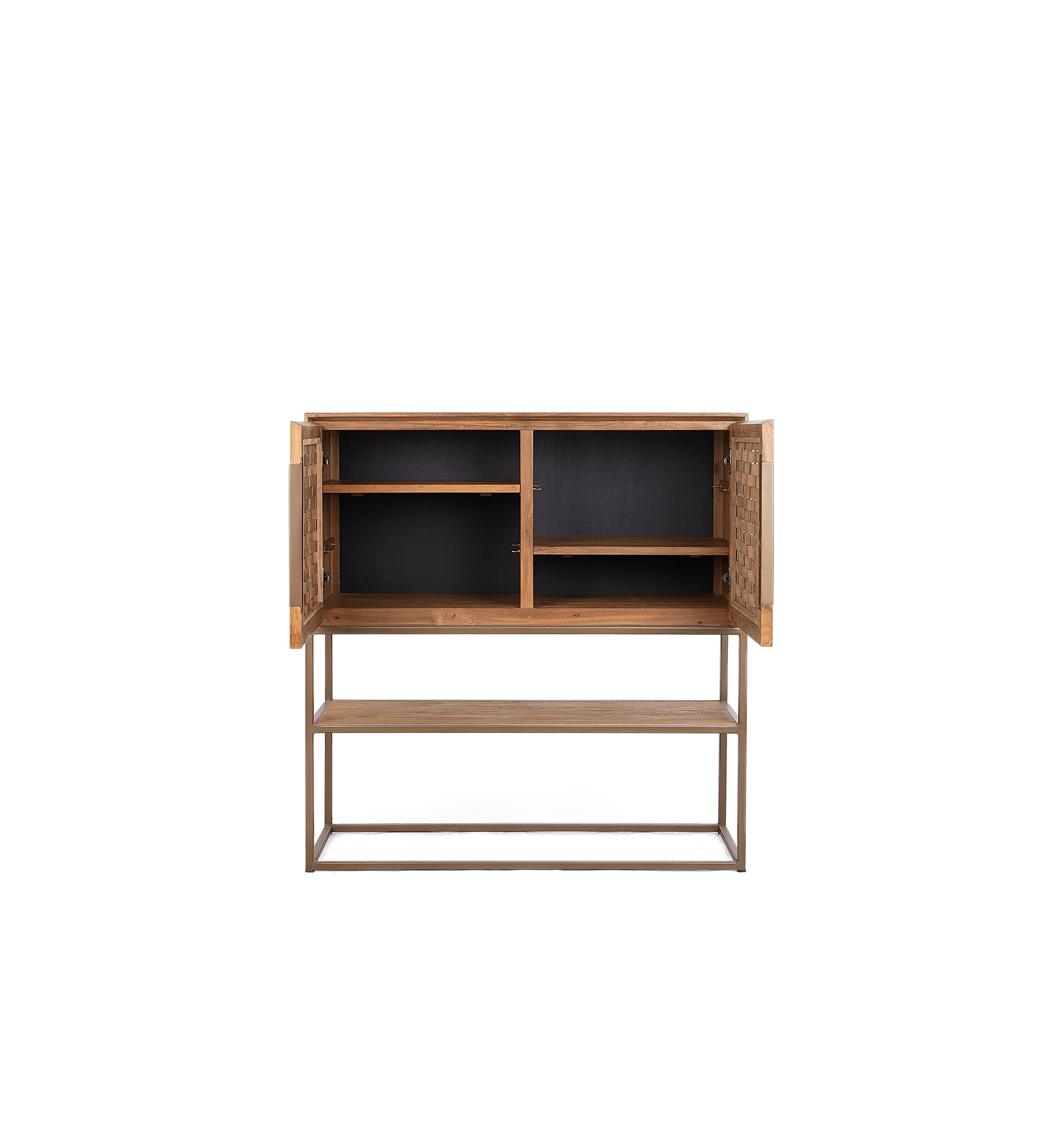 Karma Pure High Dresser 2 Doors 1 Open Rack