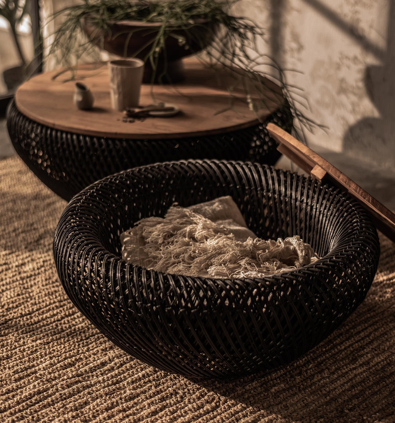 Wave Round Coffee Table (small)