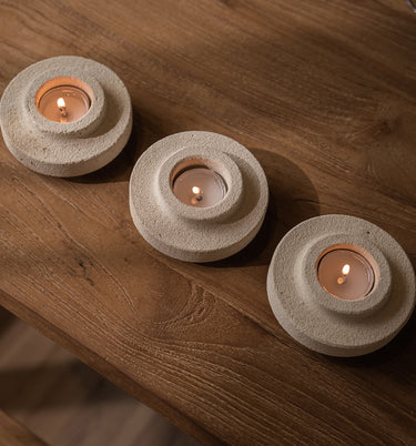 Ring Candle Holder Stone